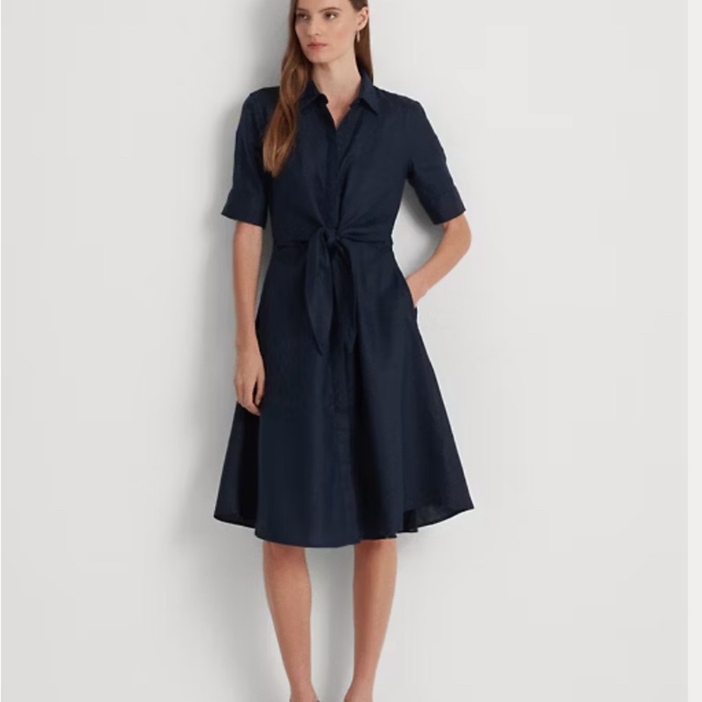 Ralph Lauren Dark Blue Midi Dress